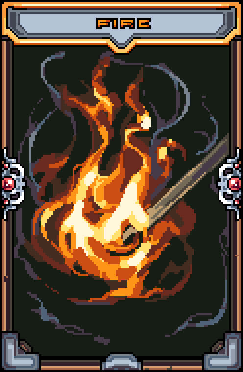 The Battle Of The 3 Elements. Fire Card #114
